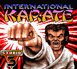 International Karate 2000 (Europe) Title Screen